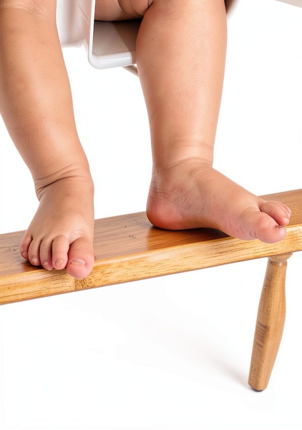 Bamboo Footrest for IKEA Antilop Highchair Adjustable Kids-3