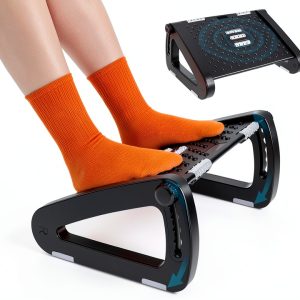 Railger Ergonomic Office Footrest Adjustable Height Massage-0