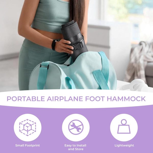 Babenest Airplane Footrest Hammock Ergonomic Support-5