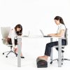 Snailax Ergonomic Heated Foot Rest with Massage for Office-1