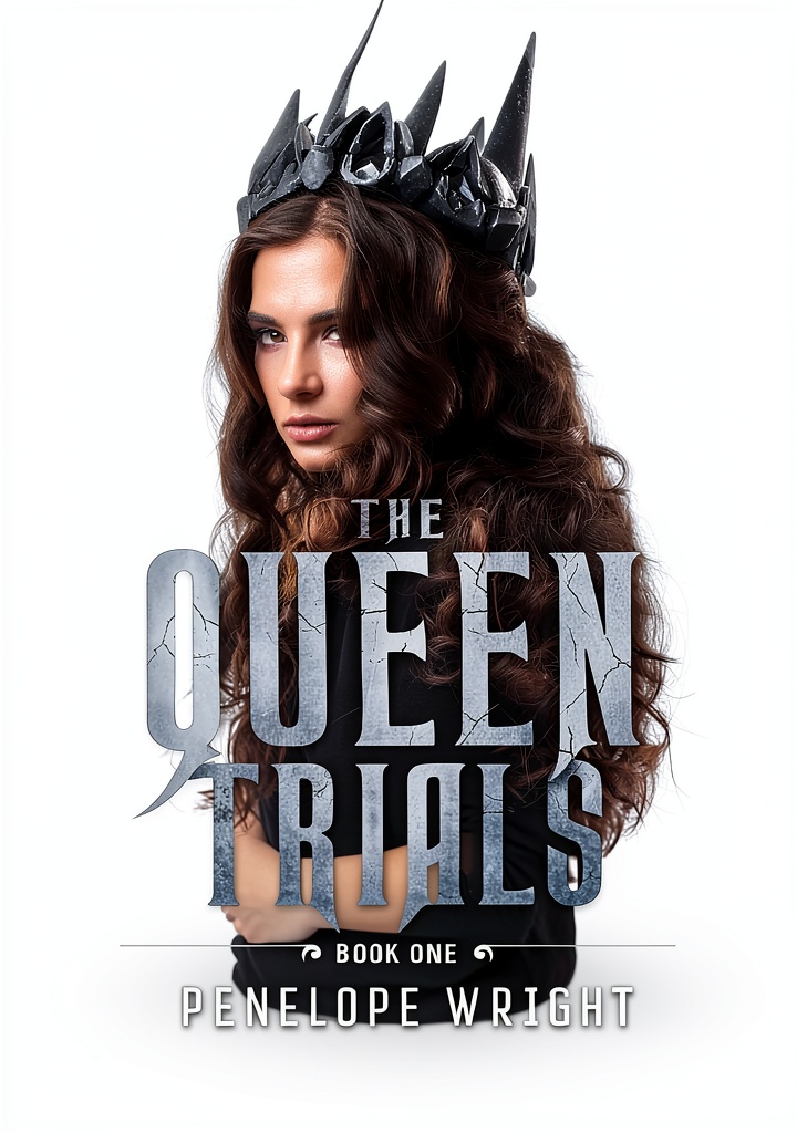 Queen Trials Book 1 Kindle edition cover on a tablet