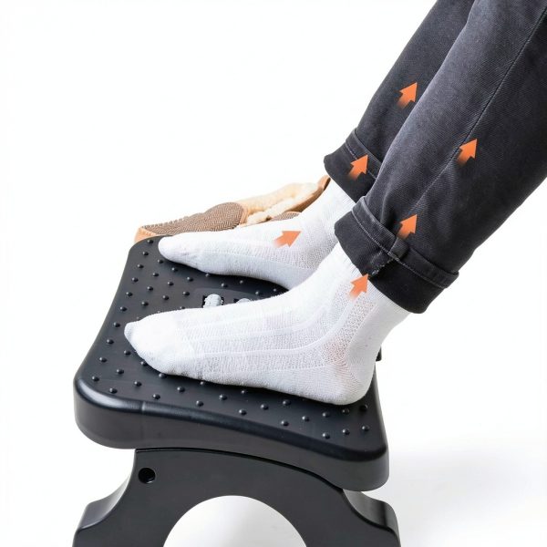 Scalebeard Ergonomic Under Desk Footrest Massage Surface-2