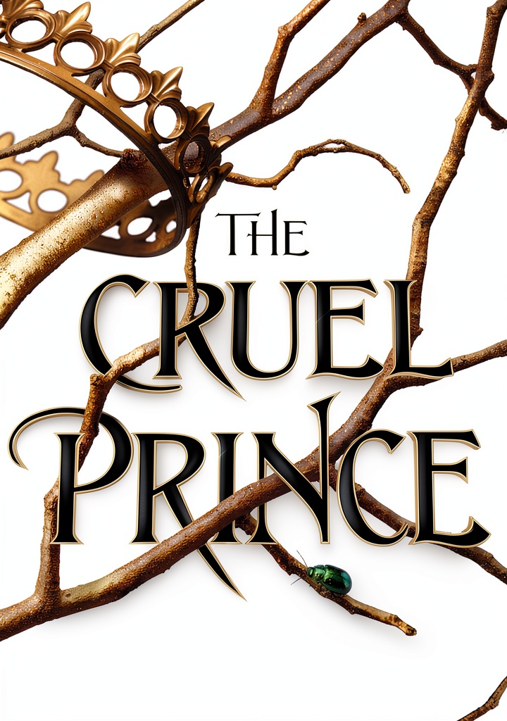 The Cruel Prince eBook cover on a Kindle device
