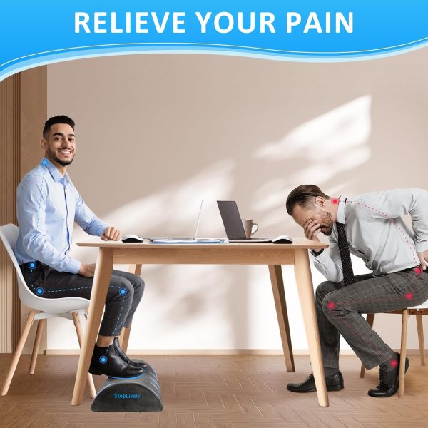 StepLively Foot Rest Adjustable Height Ergonomic Office-4
