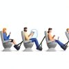 Pmlilb Foot Hammock Airplane Travel Comfort Adjustable-2