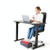 Snailax Under Desk Foot Rest Memory Foam Vibration Massage-2