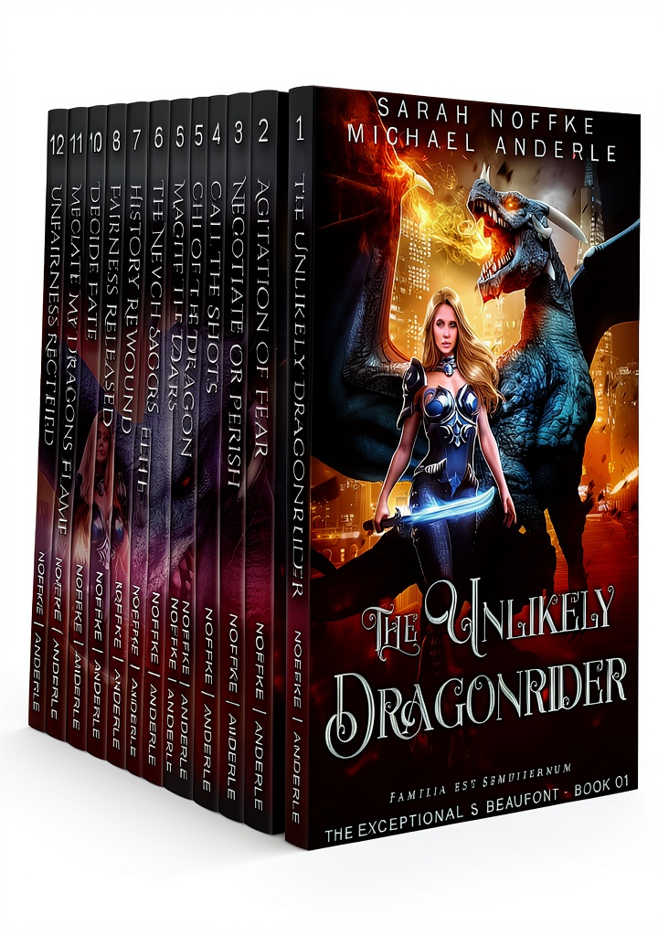 Beaufont Boxed Set eBook cover on a Kindle device