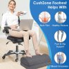 CushZone Office Footrest Adjustable Height Ergonomic Design-3