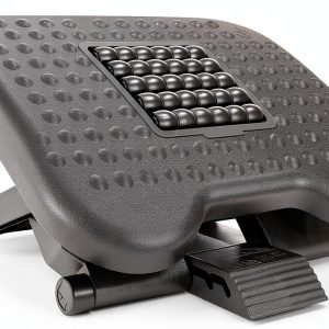 Mount-It Adjustable Ergonomic Footrest Massaging Rollers-0