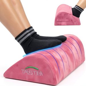 TALSTILA Under Desk Footrest Warm Plush Feet Pocket-0