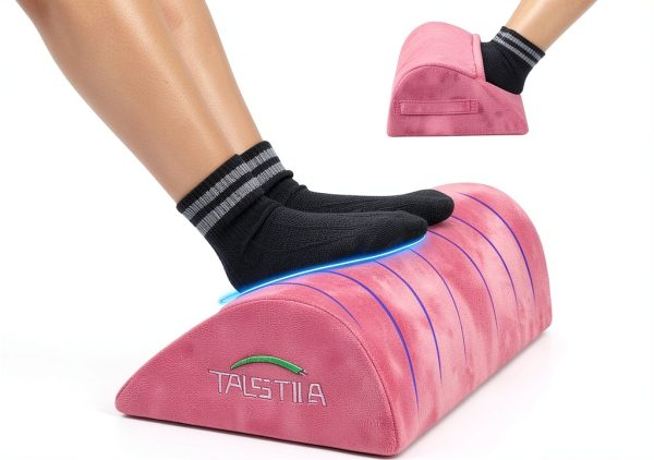 TALSTILA Under Desk Footrest Warm Plush Feet Pocket-0
