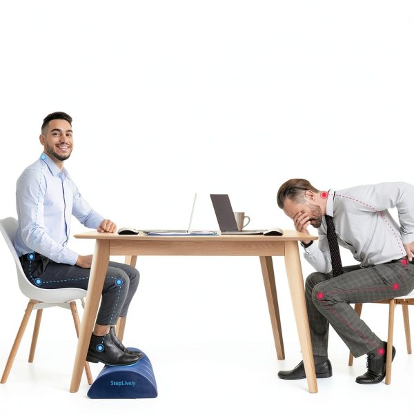StepLively Foot Rest Adjustable Height Ergonomic Office-4
