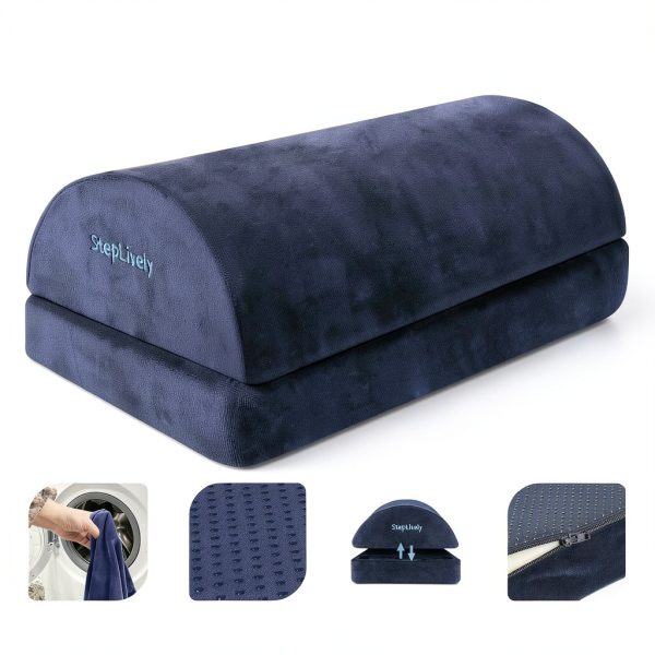 StepLively Foot Rest Adjustable Height Ergonomic Office-1