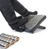 Mount-It Adjustable Ergonomic Footrest Massaging Rollers-2