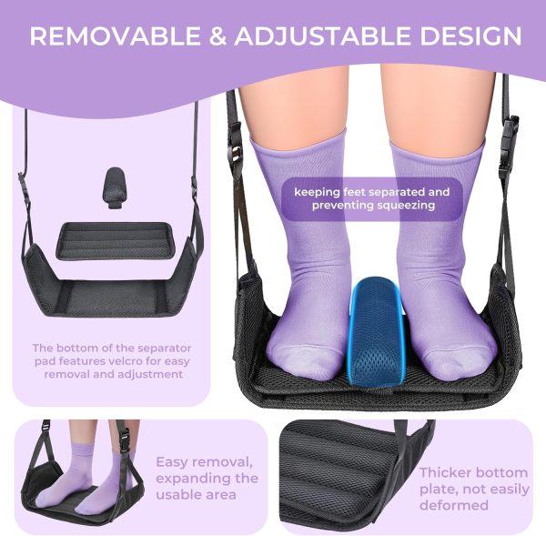 Babenest Airplane Footrest Hammock Ergonomic Support-2