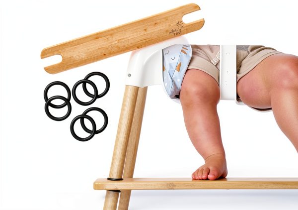 Bamboo Footrest for IKEA Antilop Highchair Adjustable Kids-1