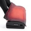 Snailax Ergonomic Heated Foot Rest with Massage for Office-7