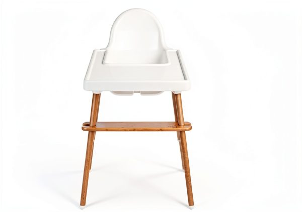 Bamboo Footrest for IKEA Antilop Highchair Adjustable Kids-2