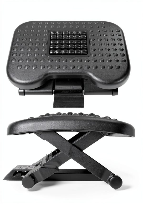 Mount-It Adjustable Ergonomic Footrest Massaging Rollers-7
