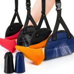 Pmlilb Foot Hammock Airplane Travel Comfort Adjustable-0