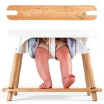 Bamboo Footrest for IKEA Antilop Highchair Adjustable Kids-0