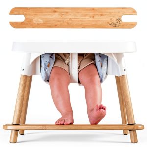 Bamboo Footrest for IKEA Antilop Highchair Adjustable Kids-0