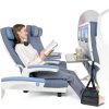 Qryuvfek Foot Hammock Oxford Cloth Memory Foam Airplane-1