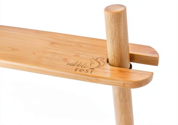 Bamboo Footrest for IKEA Antilop Highchair Adjustable Kids-6