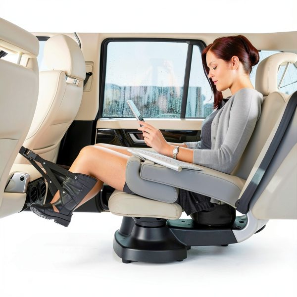 Pmlilb Foot Hammock Airplane Travel Comfort Adjustable-4