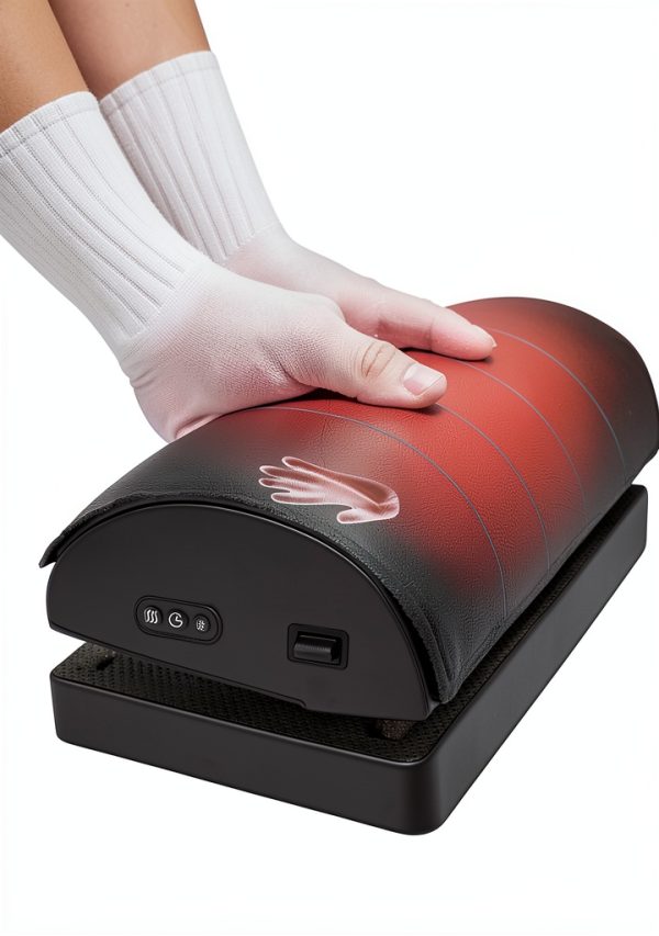 Snailax Under Desk Foot Rest Memory Foam Vibration Massage-0