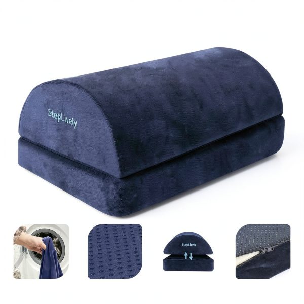 StepLively Foot Rest Adjustable Height Ergonomic Office-1