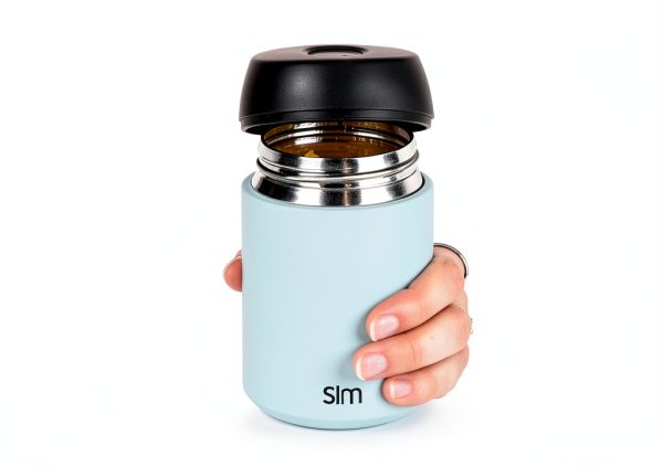 Simple Modern Insulated Food Jar 16oz Midnight Black Double Wall-4