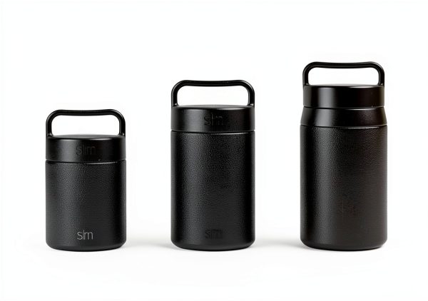 Simple Modern Insulated Food Jar 16oz Midnight Black Double Wall-3