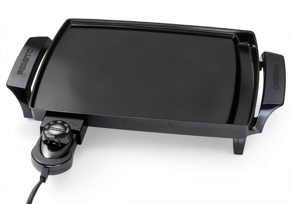 Presto 07211 Liddle Griddle with PFAS-Free Nonstick Grease Tray Black-2