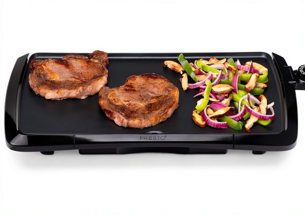 Presto 07030 Cool Touch Electric Griddle Black 10 x 20 Inch Nonstick-2