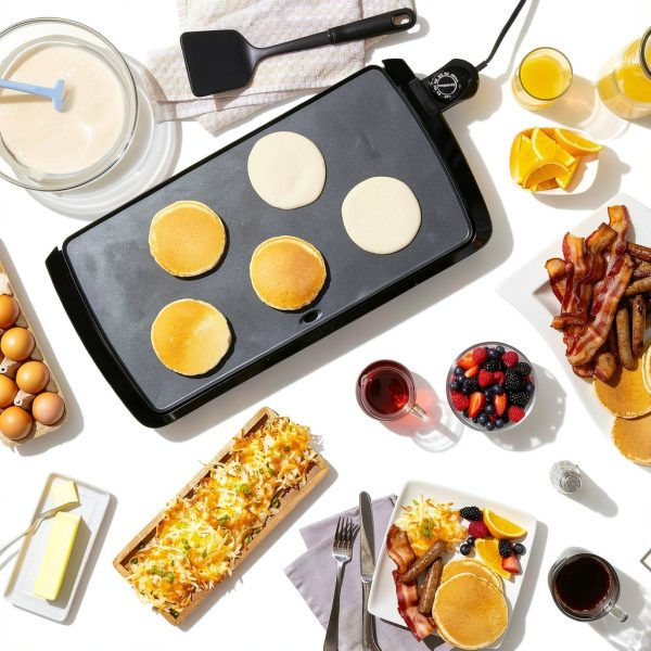 Presto 07030 Cool Touch Electric Griddle Black 10 x 20 Inch Nonstick-13