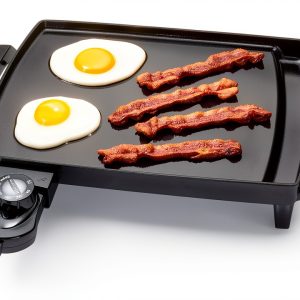 Presto 07211 Liddle Griddle with PFAS-Free Nonstick Grease Tray Black-0