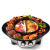 Soupify 2-in-1 Hot Pot & Grill Korean BBQ with Dual Temp Control Black-1