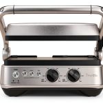Breville Sear and Press Grill Brushed Stainless Steel Grill BGR700BSS-0