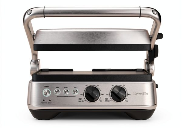 Breville Sear and Press Grill Brushed Stainless Steel Grill BGR700BSS-0