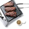 George Foreman Smokeless Electric Grill 4-6 Servings Stainless Steel-5