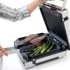 George Foreman Smokeless Electric Grill 4-6 Servings Stainless Steel-2
