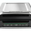 George Foreman Smokeless Electric Grill 4-6 Servings Stainless Steel-1