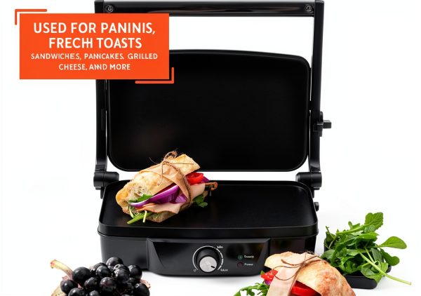 IMUSA Stainless Steel Panini Press 12x10 Adjustable Nonstick-5