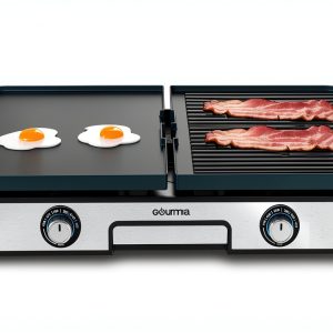 Gourmia Indoor Grill & Griddle 3-in-1 Combo XL Ceramic Grey GEG1430-0