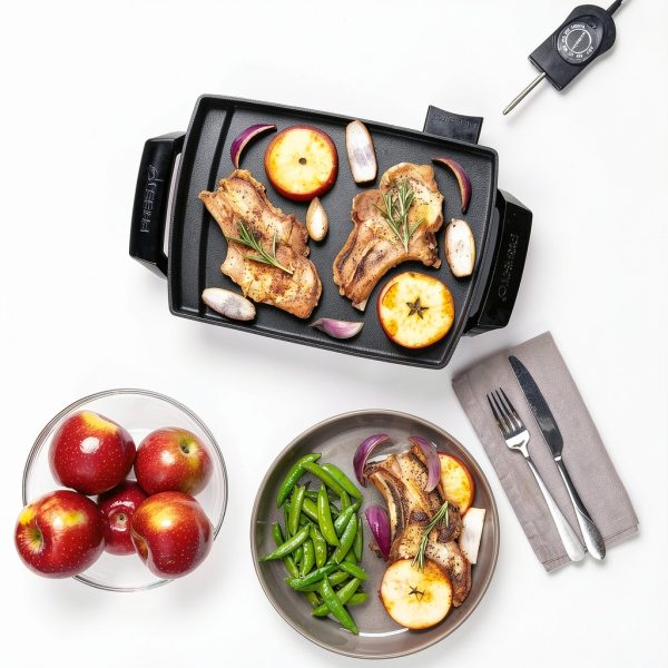 Presto 07211 Liddle Griddle with PFAS-Free Nonstick Grease Tray Black-5