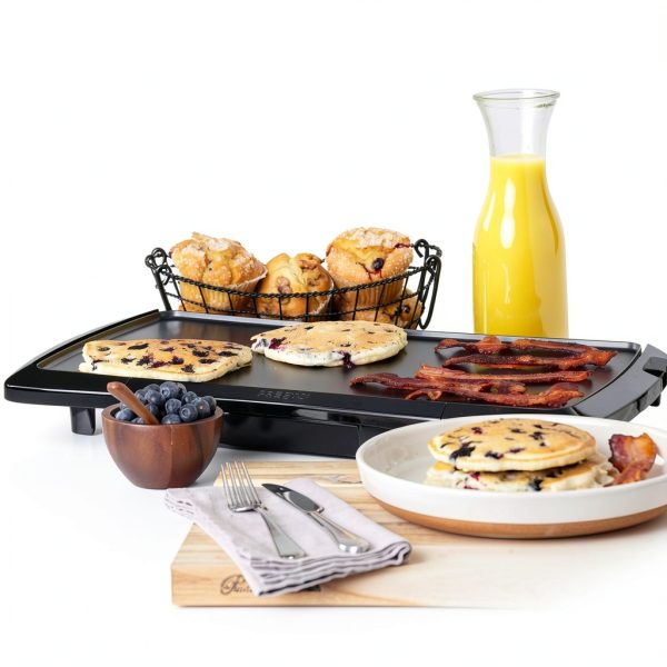Presto 07030 Cool Touch Electric Griddle Black 10 x 20 Inch Nonstick-7