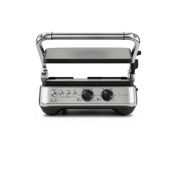 Breville Sear and Press Grill Brushed Stainless Steel Grill BGR700BSS-6