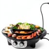 Soupify 2-in-1 Hot Pot & Grill Korean BBQ with Dual Temp Control Black-5