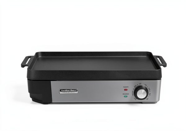 Hamilton Beach Cast Iron Electric Grill & Griddle 10x16 Black-7